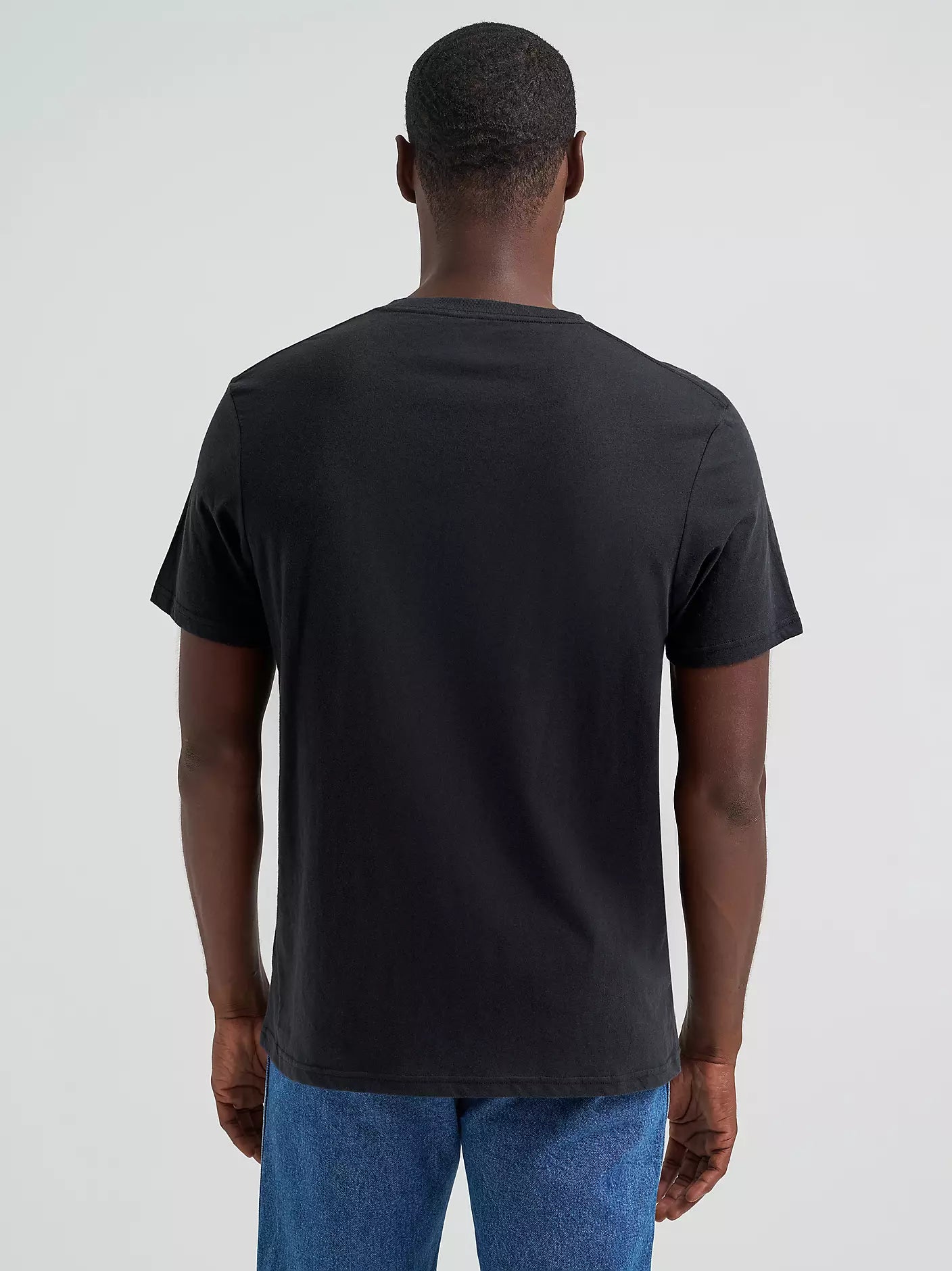 Wrangler Mens New Bucking Cancer Contrast Graphic T-Shirt