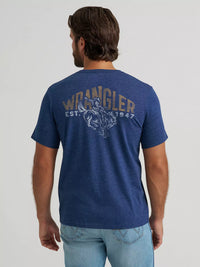 Wrangler Mens Back Rider Pocket Graphic T-Shirt