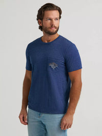 Wrangler Mens Back Rider Pocket Graphic T-Shirt
