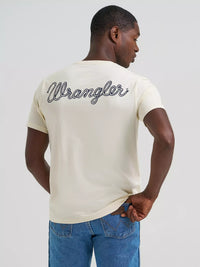Wrangler Mens Bronc Rider Dual Graphic T-Shirt