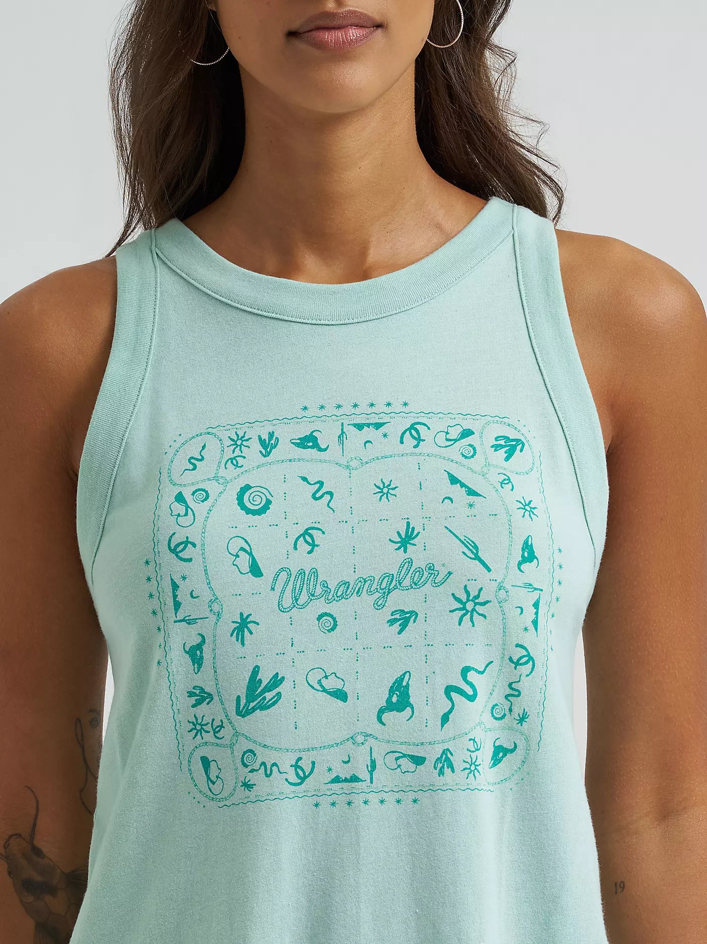 Wrangler Womens Icon Board Graphic Goddess Tank