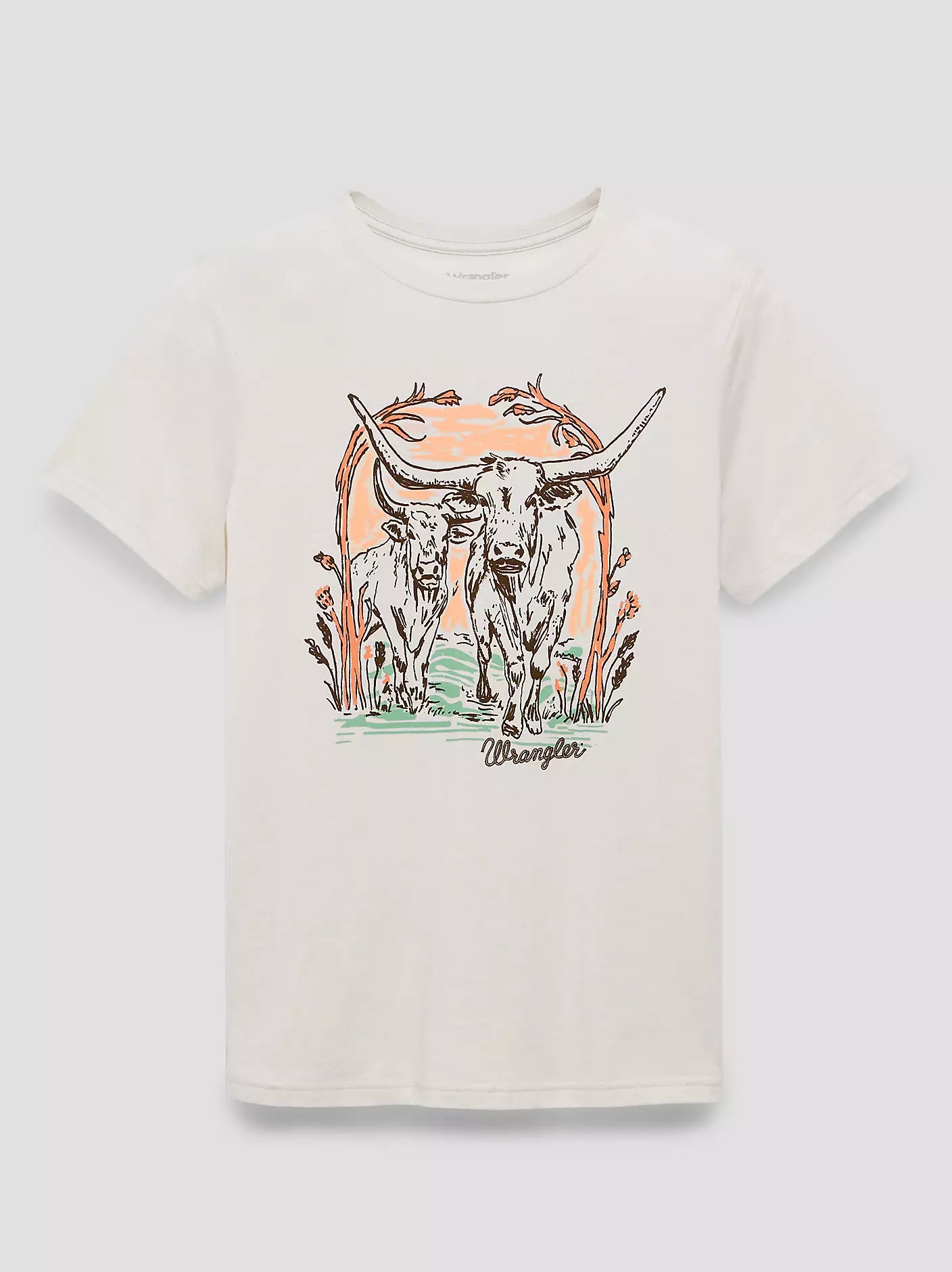 Wrangler Womens Bull Arbor Reg Fit Graphic Tee