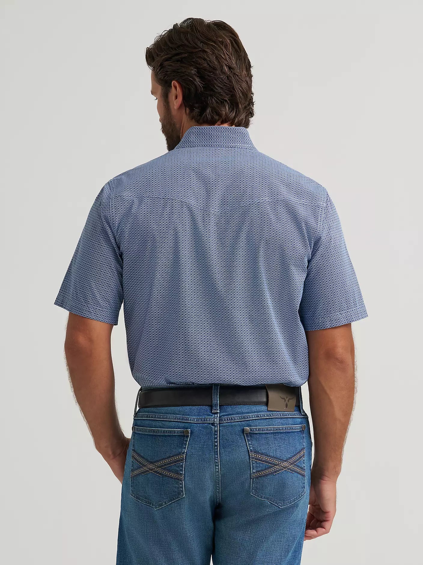 Wrangler Mens 20X® Competition Advanced Comfort Short Sleeve Western Snap Shirt