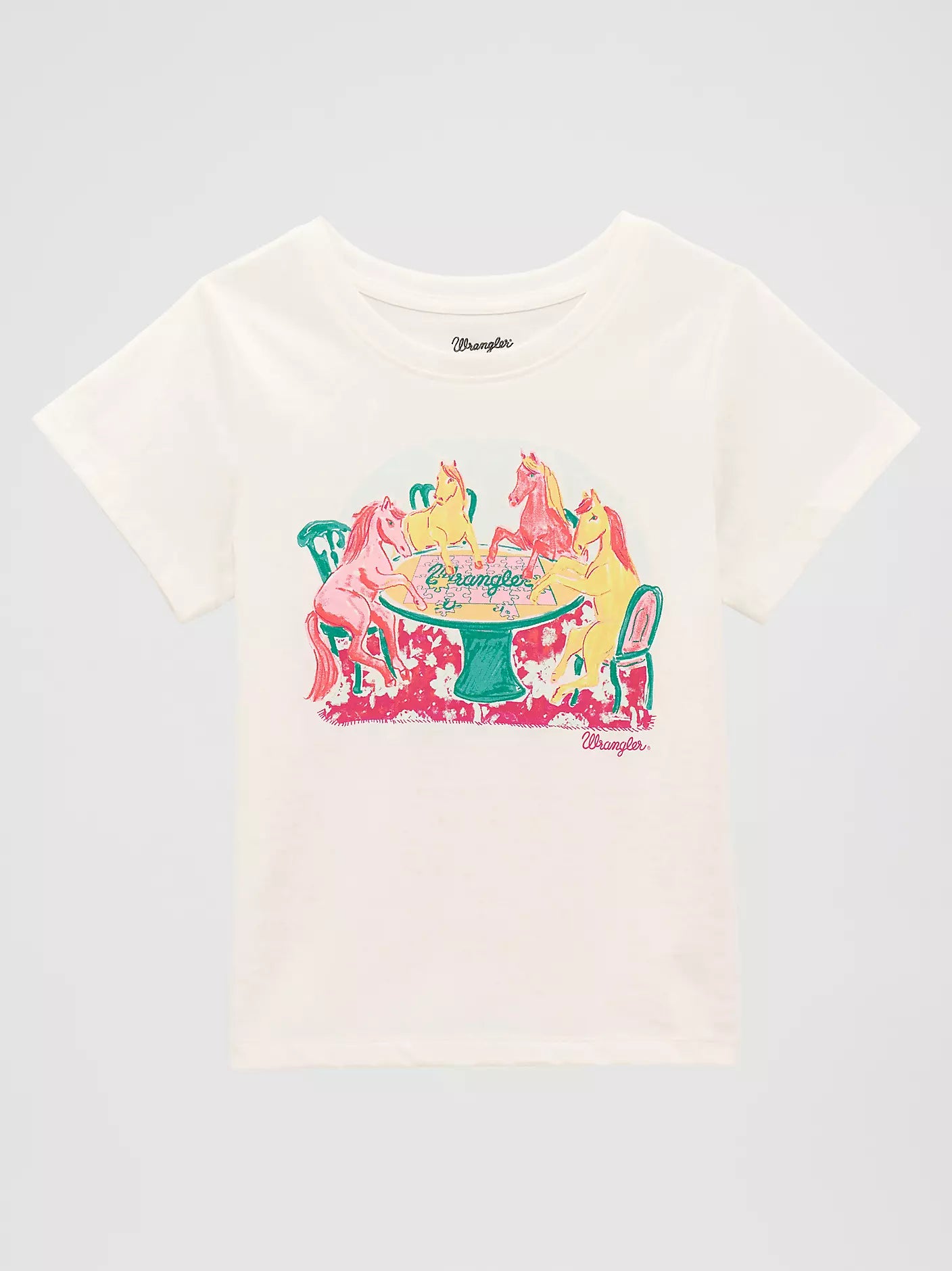 Wrangler Girls Pony Puzzle Graphic Tee