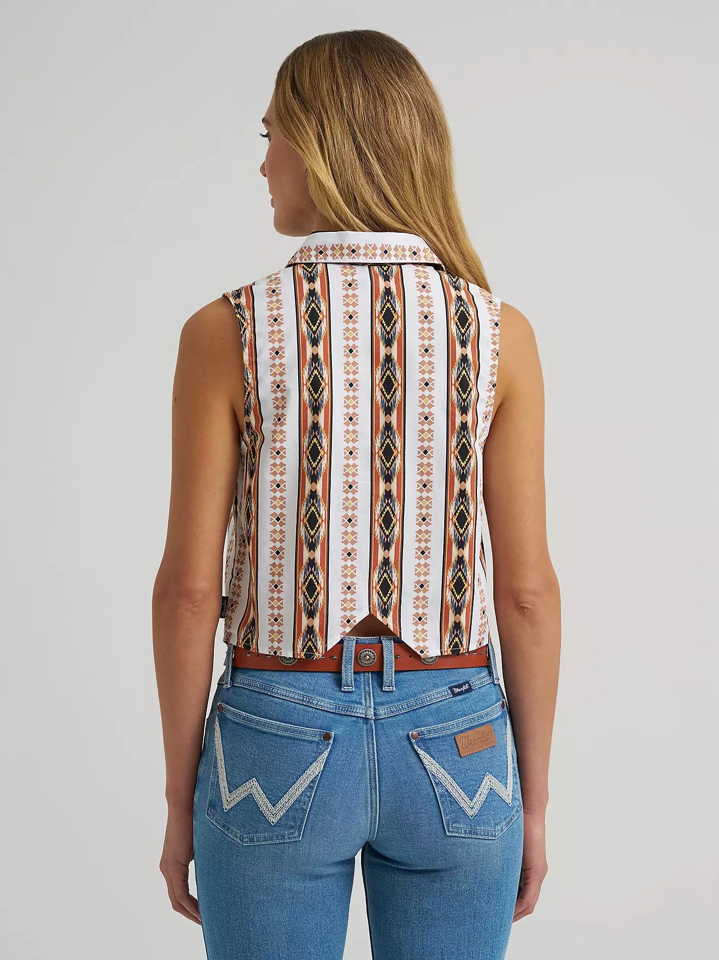 Wrangler Womens Checotah® Print Shirt Vest