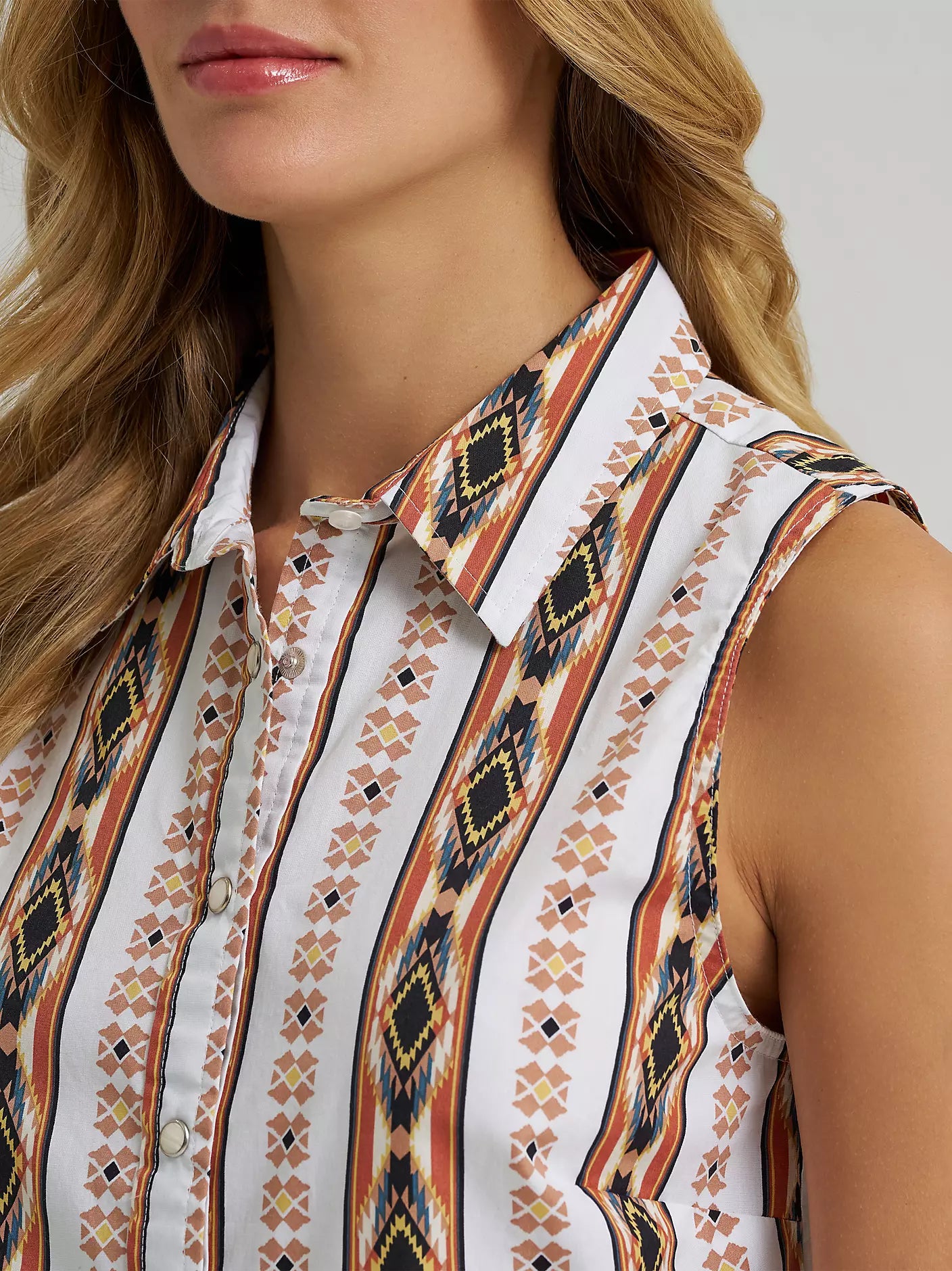 Wrangler Womens Checotah® Print Shirt Vest