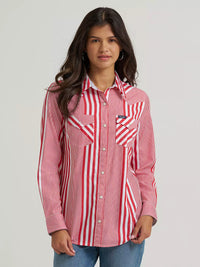 Wrangler Womens Olivia Western Slim Snap Shirt