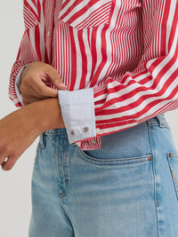 Wrangler Womens Olivia Western Slim Snap Shirt