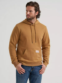 Wrangler Mens Fit For Champions Pullover Hoodie - Tobacco Brown
