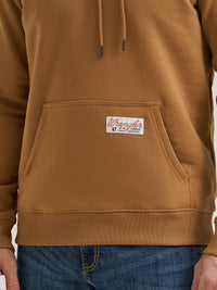 Wrangler Mens Fit For Champions Pullover Hoodie - Tobacco Brown