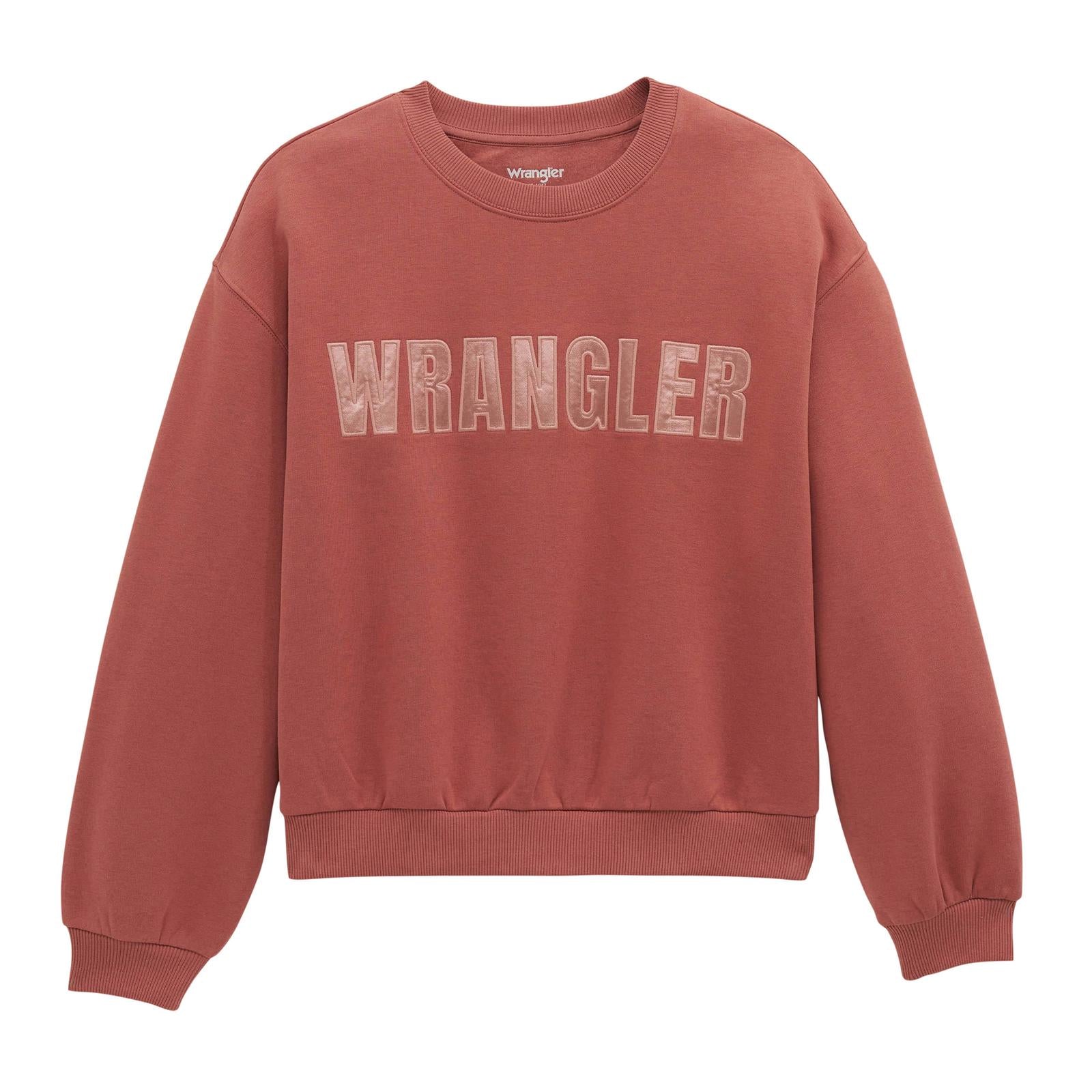 Wrangler Womens Retro® Canyon Pullover - Oversized Fit - Withered Rose
