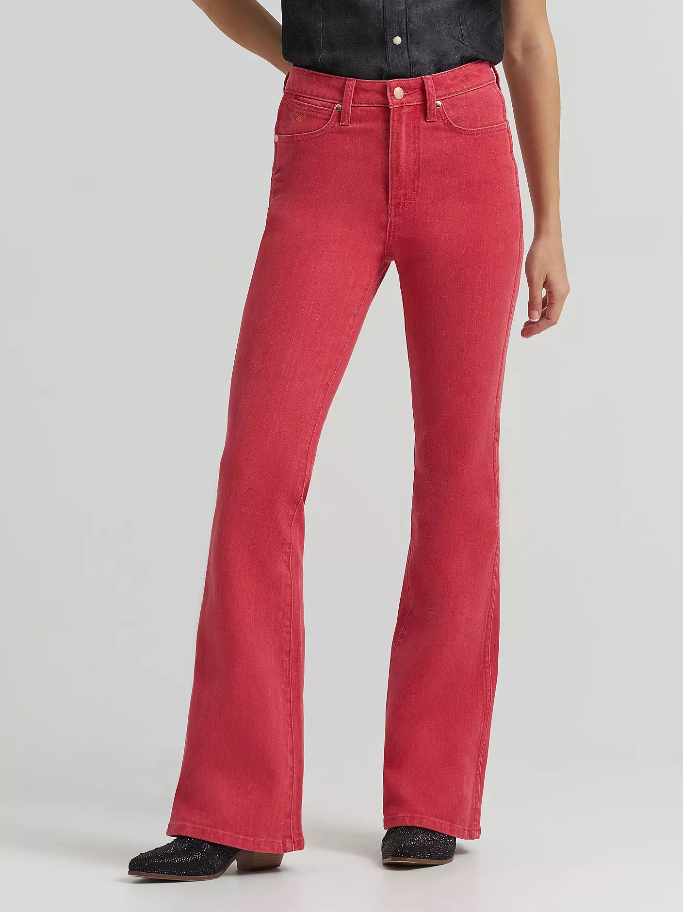 Wrangler Lainey Wilson x Wrangler Red Flare Jeans