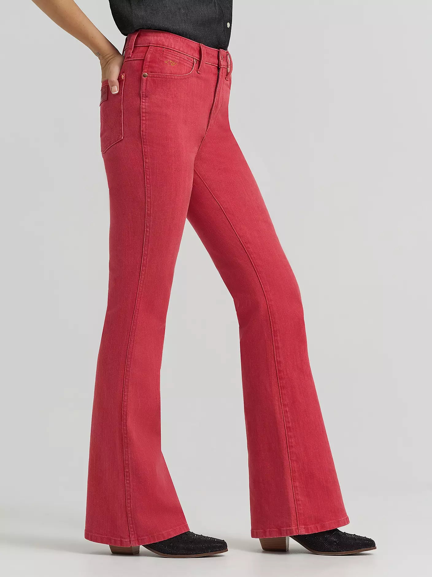Wrangler Lainey Wilson x Wrangler Red Flare Jeans