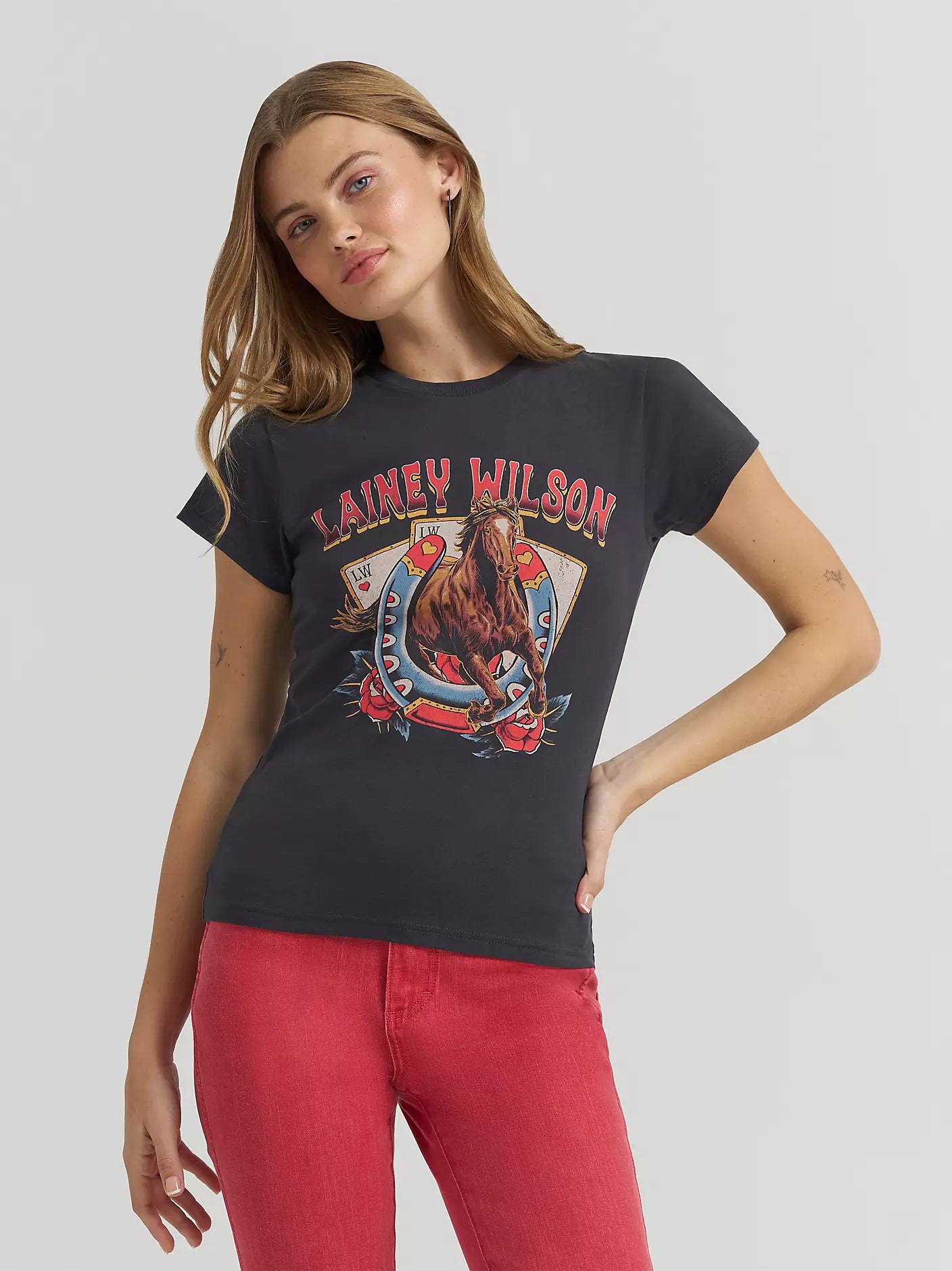 Wrangler Lainey Wilson x Wrangler On Deck Shrunken Band Tee