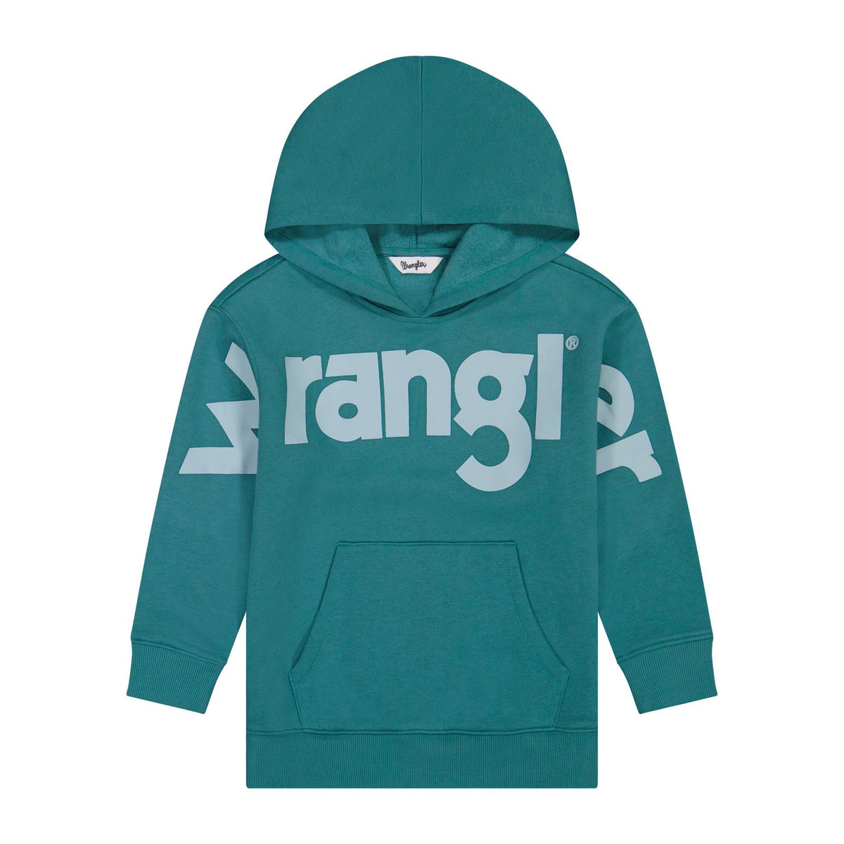 Wrangler Girls Logo Hoodie - Turquoise