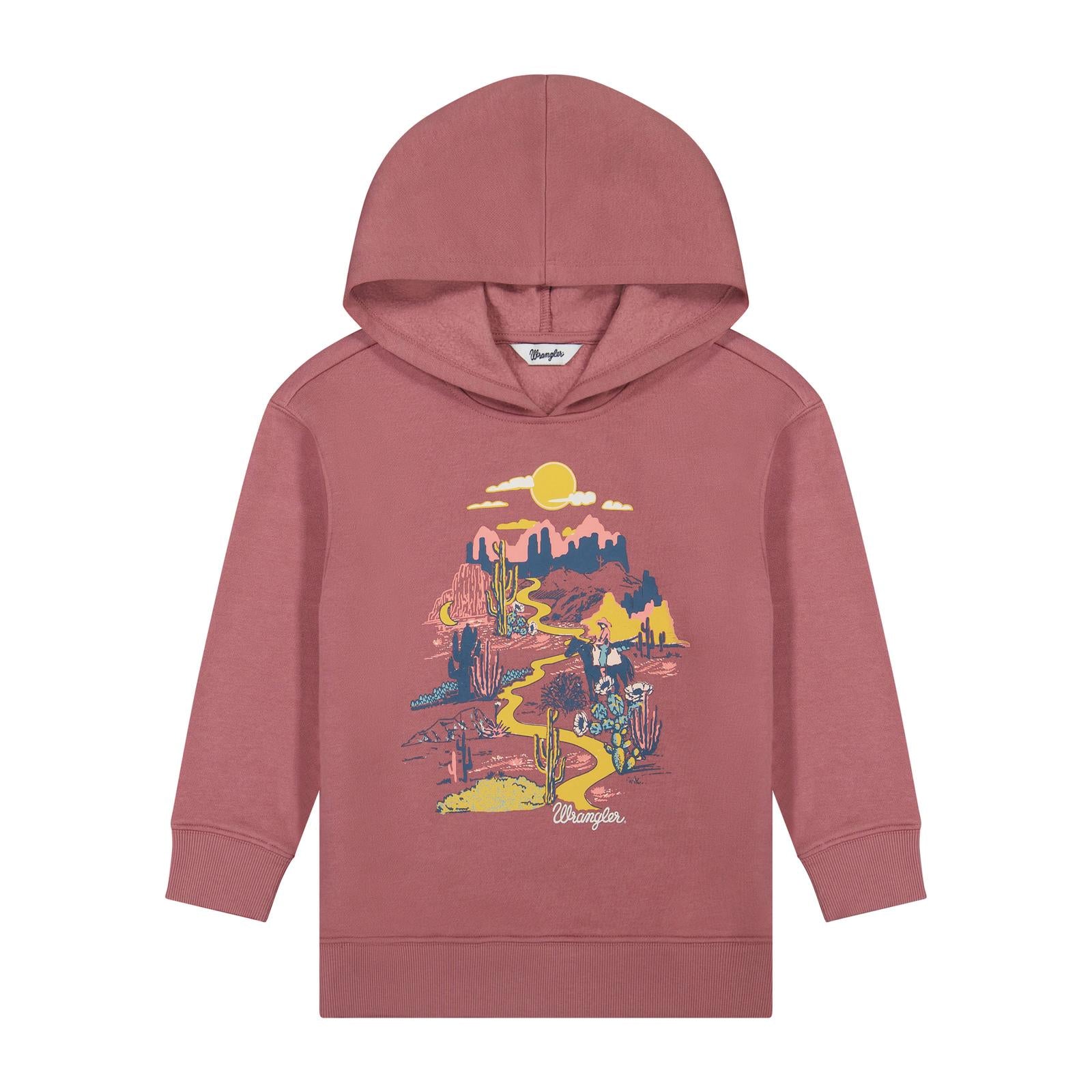 Wrangler Girls Hoodie - Red