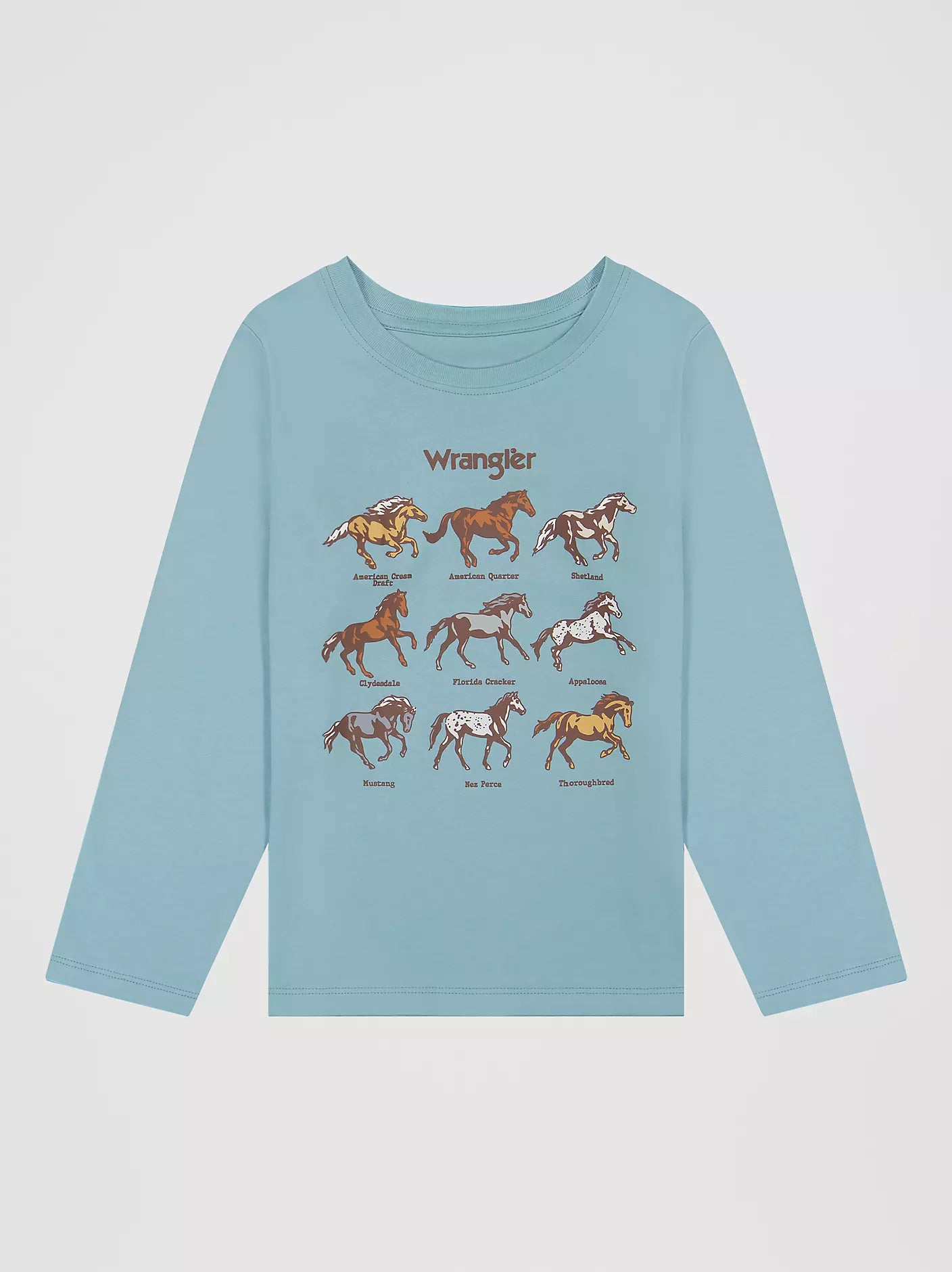 Wrangler Girls Long Sleeve Cowgirl First Graphic Tee
