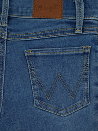 Wrangler Girls Bespoke Boot Cut Jean - Light Wash