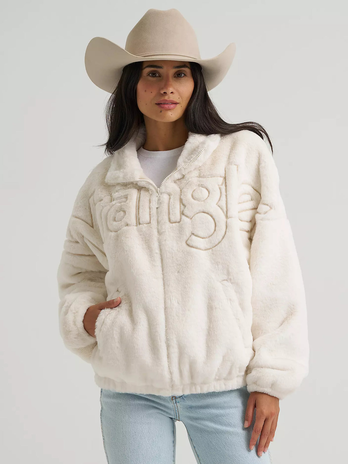 Wrangler Open Range Faux Fur Jacket