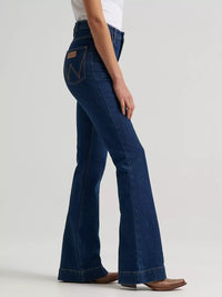 Wrangler Womens Bell High Rise Bell Trouser Wrangler Riding Jean - Emerie