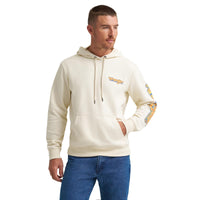 Wrangler Mens Western Hoodie - Regular Fit - Antique White