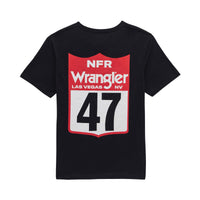 Wrangler Mens Graphic Short Sleeve T-Shirt - Regular Fit - Black Beauty