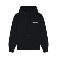 Wrangler Mens Western Hoodie - Regular Fit - Black Beauty