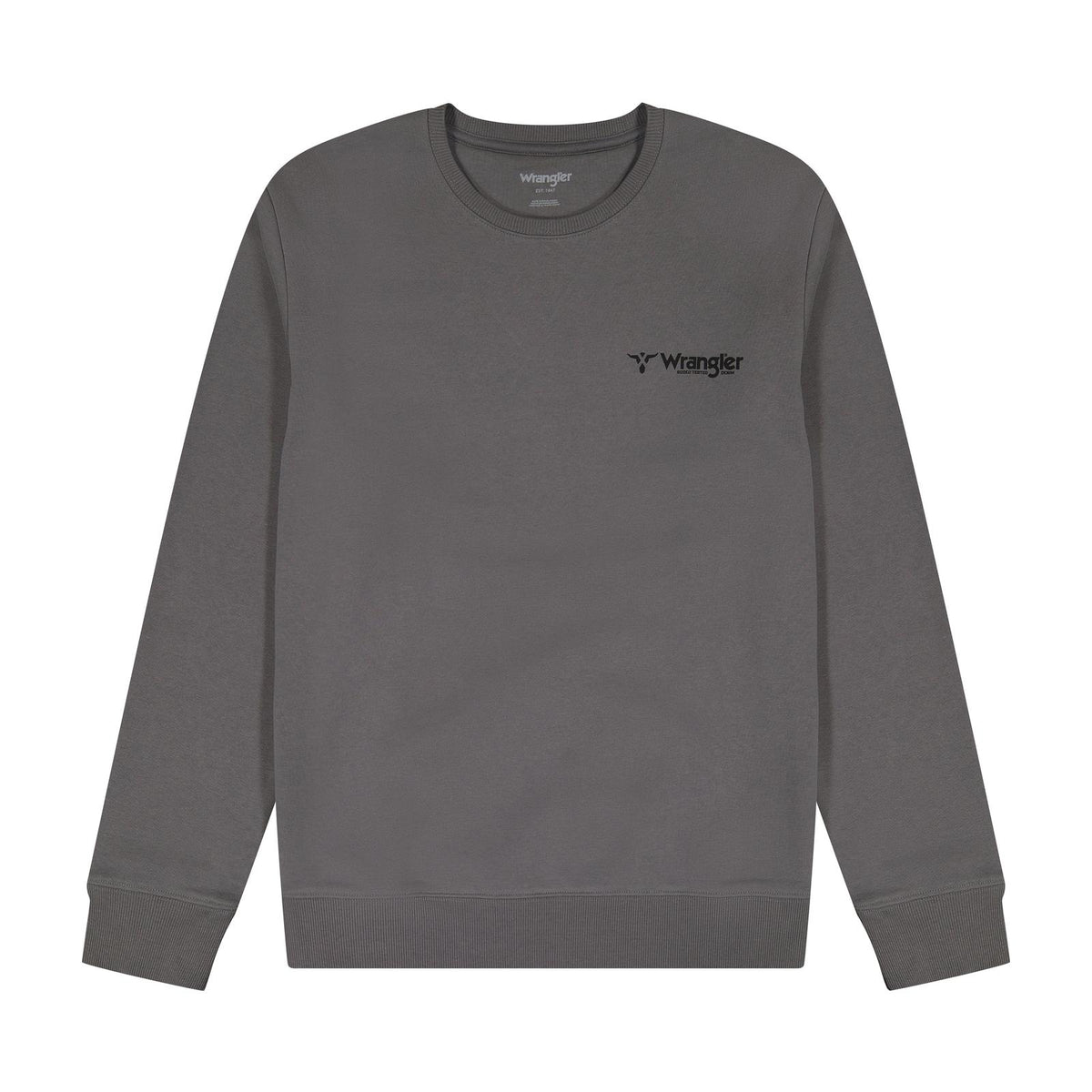 Wrangler Crew Fleece - Regular Fit - Smoked Pearl
