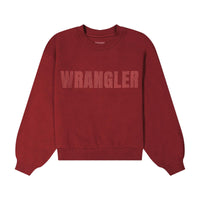 Wrangler Womens Canyon Pullover - Oversized Fit - Cabernet