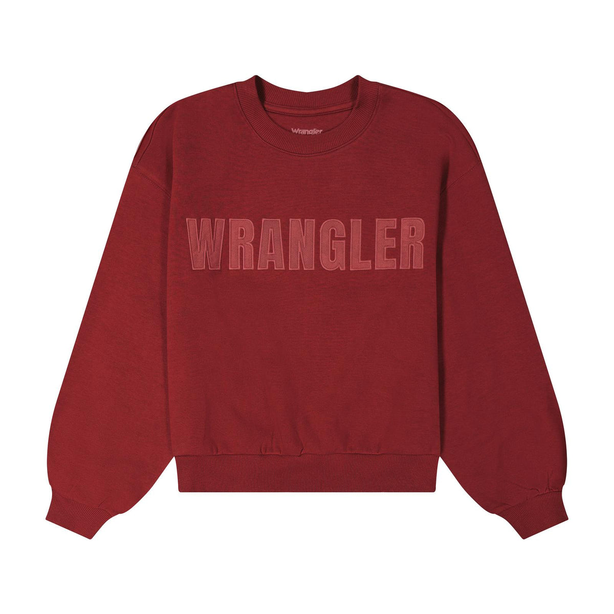 Wrangler Womens Canyon Pullover - Oversized Fit - Cabernet