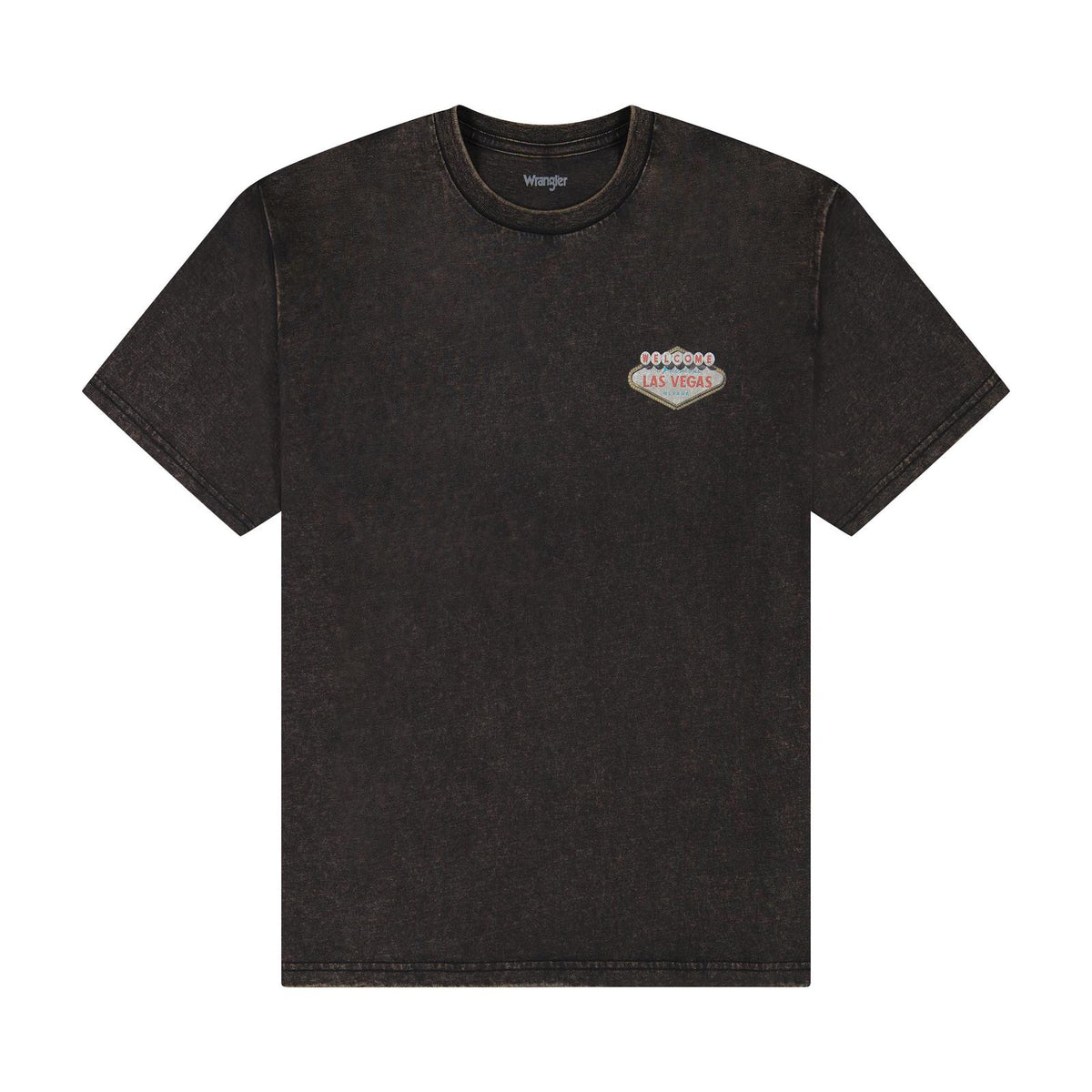 Wrangler Women Retro Graphic Short Sleeve T-Shirt - Girlfriend Fit - Black Beauty