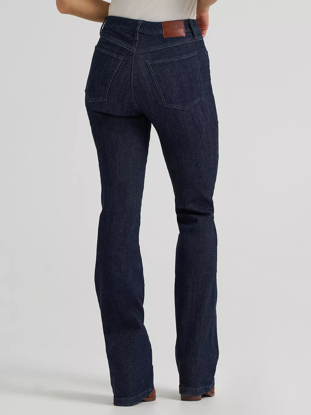 Wrangler Womens BESPOKE Pintuck Bootcut Jean - Camryn