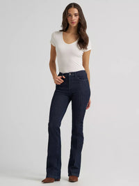 Wrangler Womens BESPOKE Pintuck Bootcut Jean - Camryn