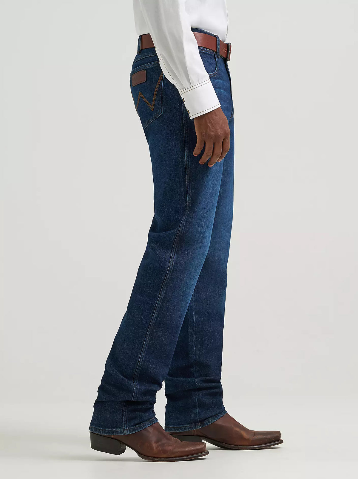 Wrangler Mens Retro Slim Fit Straight Leg Jean - Ridge