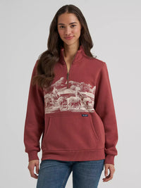 Wrangler Womens Wild West Pullover - Rose