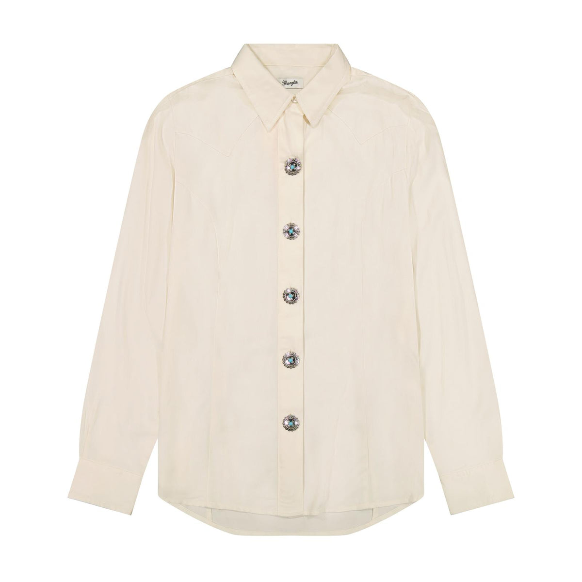 Wrangler Retro Punchy Western Button Shirt - White
