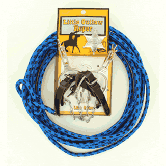 LITTLE OUTLAW KIDS BLUE ROPE SET