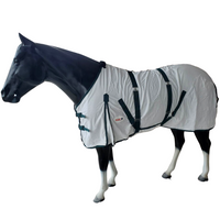 NORDIC FLY SHEET WITH BELLY BAND GREEN BINDING - STANDARD NECK