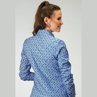 ROPER WOMENS BLUE SKIES WESTERN SHIRT