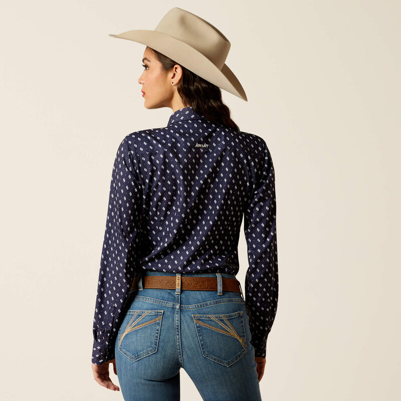 ARIAT WOMENS KIRBY PRO SHIRT - ZONA GEO PRINT