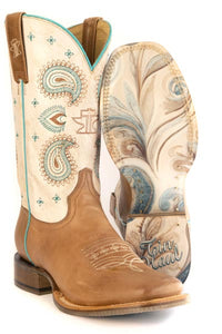 Tin Haul Womens Paisley Princess Western Boots