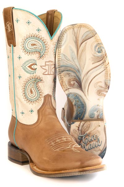 Tin Haul Womens Paisley Princess Western Boots