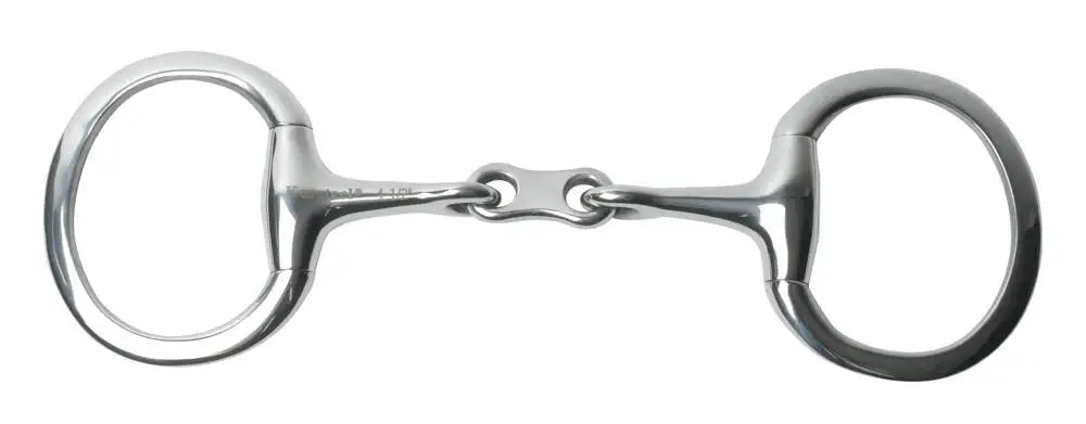 Stainless Steel French Link Eggbutt Snaffle Bit 5.25"