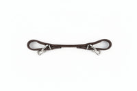LEATHER CURB STRAP - DARKOIL