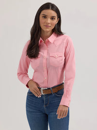 WRANGLER WOMENS WESTERN BUTTON DOWN SHIRT