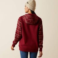 ARIAT WOMENS LOGO 2.0 HOODIE - MONTANA PRINT