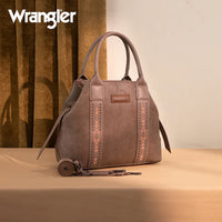 Wrangler Carry-All Aztec Expandable Tote-Crossbody - Dark Khaki