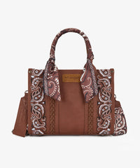 Wrangler Western Desert Paisley Tote Bag