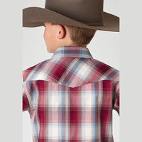 ROPER BOYS RED CANYON PLAID SHIRT