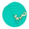 WEAVER LEATHER POLY LEAD ROPE 10' WITH SOLID BRASS SNAP - SOLID COLORS